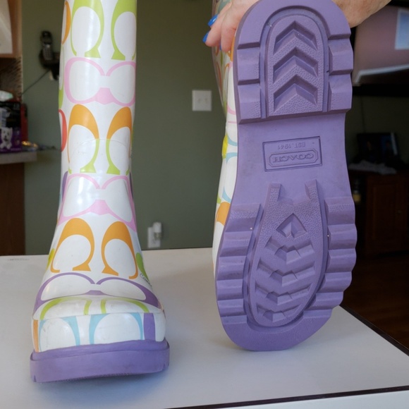 Coach Rainboots - Picture 2 of 6